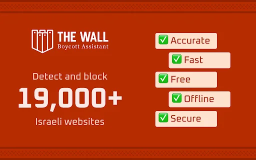 I-download ang The Wall – Boycott Assistant para sa Matalinong Pag-browse - Screenshot 1