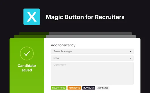 I-download ang Huntflow Magic Button: Pinakamahusay na ATS Tool - Screenshot 1