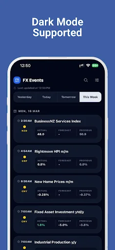 I-download ang Forex Event Calendar – Real-time Forex Updates - Screenshot 4