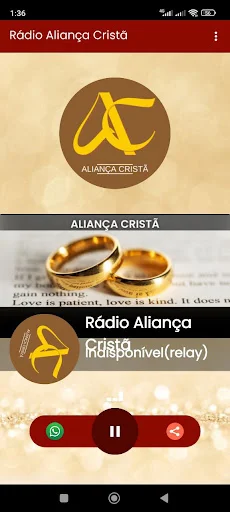 I-download ang Rádio Aliança Cristã – Mga Papuri at Panalangin - Screenshot 1