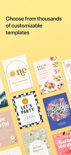 I-download ang Evite: Libreng Digital Invitations para sa Iyong Party - Screenshot 2