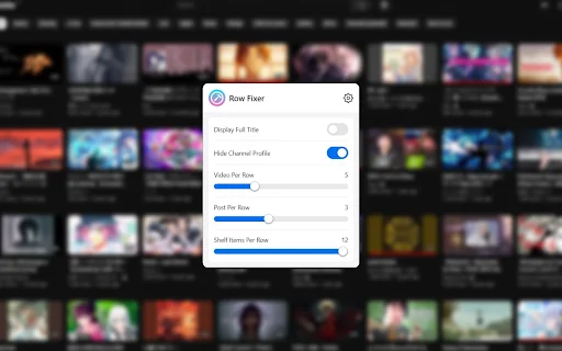 YouTube Row Fixer: I-customize ang Layout at Thumbnail – Download - Screenshot 1