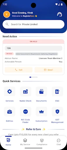 I-download ang RegisterKaro: Ekspertong Serbisyo sa Negosyo - Screenshot 1