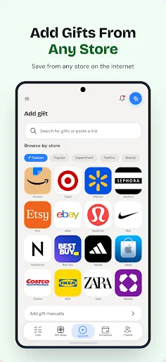 Download GiftList App – Universal Wishlist at Gift Registry Free - Screenshot 2