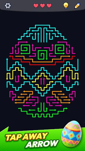 I-download ang Arrow Maze Puzzle – Pinakamahusay na Logic Brain Game - Screenshot 1
