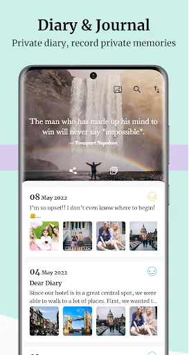 I-download ang Diary Up: Locked Journal Notes – Ligtas na Diary - Screenshot 1