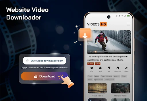 Video Downloader: Video Player – I-download ang Videos nang Libre - Screenshot 1