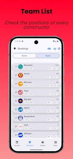 I-download ang SpeedTrack Widgets – Racing Calendar at News App - Screenshot 5