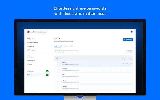 Bitdefender SecurePass: Proteksyon ng Password para sa Iyong Device - Screenshot 3