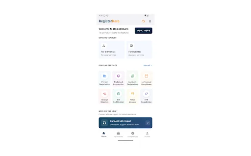 I-download ang RegisterKaro: Ekspertong Serbisyo sa Negosyo - Screenshot 6