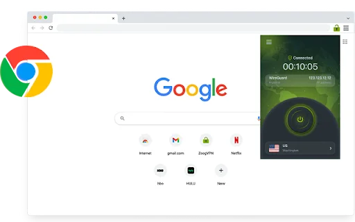 ZoogVPN para sa Chrome – Mabilis at Ligtas na VPN Extension - Screenshot 1