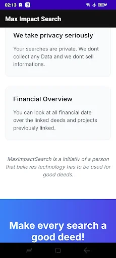 I-download ang Max Impact Search Engine – Mag-search at Tumulong - Screenshot 6