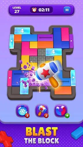 I-download ang Block Slider: Color Jam – Hamong Puzzle na Nakakaaliw - Screenshot 4