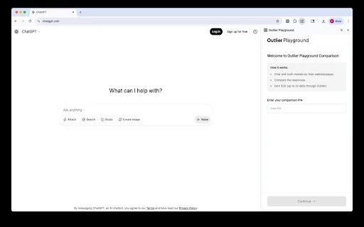 I-download ang Outlier Playground: Kumita Habang Nag-a-AI Chat - Screenshot 1