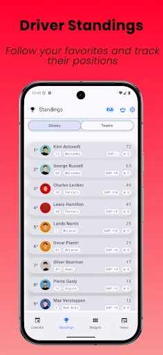 I-download ang SpeedTrack Widgets – Racing Calendar at News App - Screenshot 4