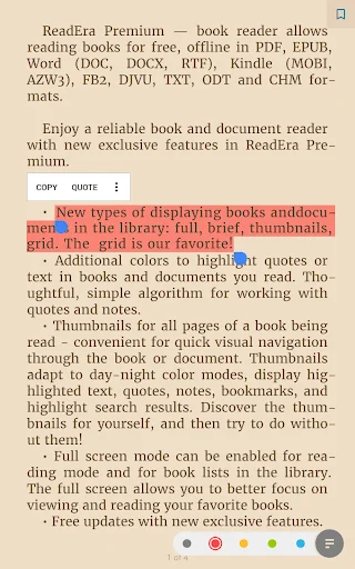 I-download ang ReadEra Premium: Ang Pinakamahusay na E-book Reader - Screenshot 12