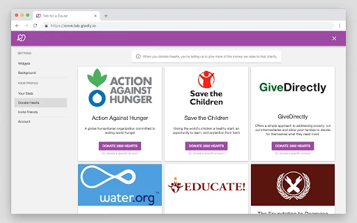 Tab for a Cause: Mag-donate Habang Nag-i-internet nang Libre - Screenshot 4