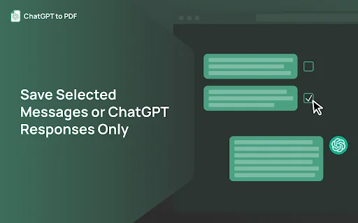 I-download ang ChatGPT to PDF – I-save ang Chat bilang PDF nang Libre - Screenshot 2