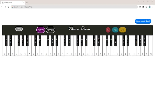 I-download ang Chrome Piano – Maglaro ng Piano sa Browser Mo - Screenshot 2