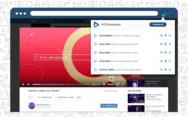 I-download ang Video Downloader Plus – Mabilis at Libreng Video Tool - Screenshot 3