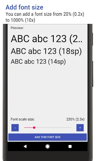 I-download ang Big Font: Palakihin ang Font Size nang Libre - Screenshot 6