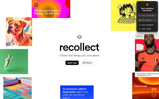 Recollect – I-save ang Lahat ng Webpage, Instagram at X Posts - Screenshot 1