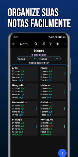 Nota 10: Agenda escolar com IA – I-download ang Iyong Digital Planner - Screenshot 5