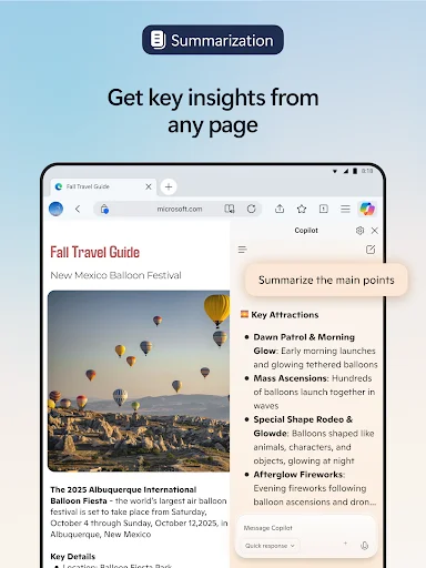 I-download ang Microsoft Edge Beta – Mabilis na AI Browser - Screenshot 10