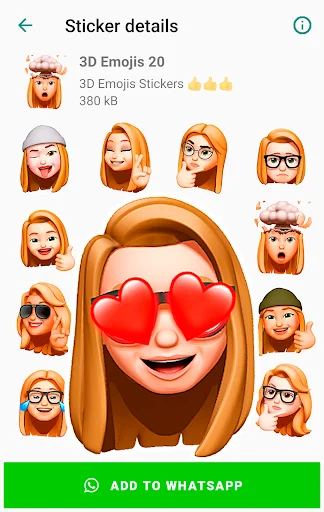 I-download ang Funny Emojis Stickers – Mga Cute na Sticker para sa WhatsApp - Screenshot 23