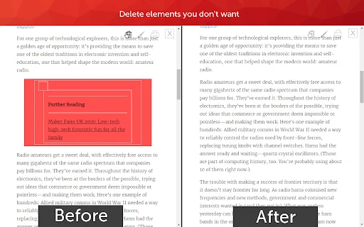 I-download ang Just Read: Ang Pinakamahusay na Reader Extension - Screenshot 4