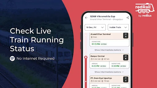 I-download ang Train Ticket Booking: Status at PNR – Mabilis at Madali - Screenshot 4