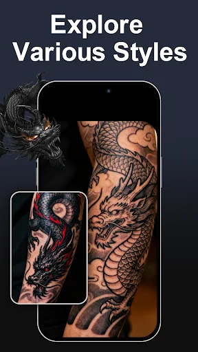 AI Tattoo Design: Pinakamahusay na AI Tattoo Generator App - Screenshot 2