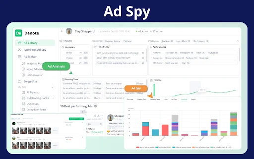 I-download ang Denote: Ang Pinakamahusay na Ad Spy Tool para sa Ads - Screenshot 5