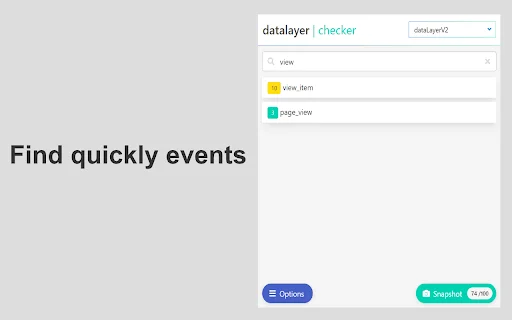 I-download ang Datalayer Checker – Debug GTM nang Mabilis - Screenshot 3