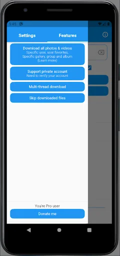 Flickr Saver – Downloader: I-download ang Flickr Photos nang Libre - Screenshot 3