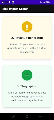 I-download ang Max Impact Search Engine – Mag-search at Tumulong - Screenshot 3