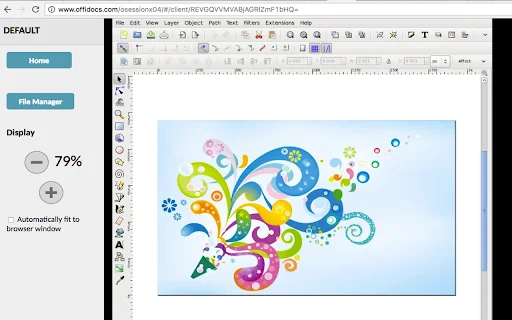 Inkscape Editor: I-edit ang Vector Graphics sa Iyong Browser - Screenshot 1
