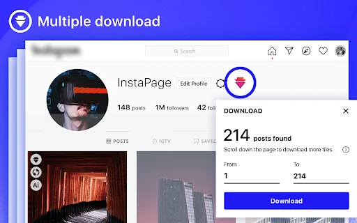 Downloader for Instagram – I-download ang Reels at Photos - Screenshot 2