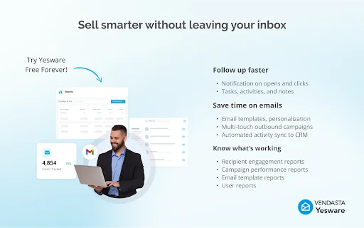 Vendasta Yesware para sa Gmail – I-download ang Sales Tool na Ito - Screenshot 1