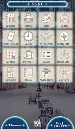 I-download ang Xmas Lights Theme – Magandang Winter Wallpaper Libre - Screenshot 2
