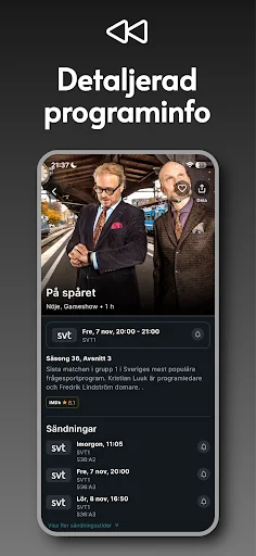 I-download ang tv24.se: Gabay sa TV – Mga Paboritong Palabas - Screenshot 4