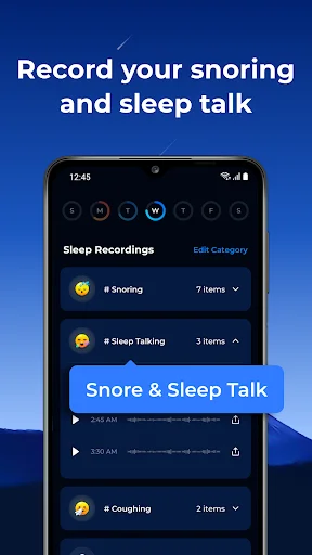 ShutEye: Sleep Tracker – Subaybayan ang Tulog at Hilik sa Android - Screenshot 3