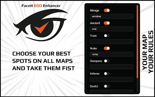 I-download ang Faceit EGO Enhancer – Pinakamahusay na CS2 Stats Tool - Screenshot 2