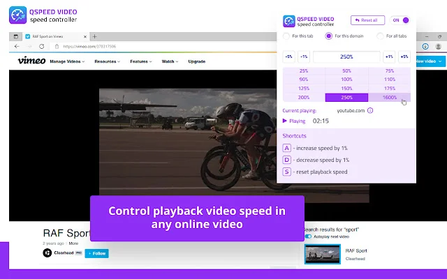 I-download ang Qspeed Video Speed Controller – Pabilisin ang Video - Screenshot 1