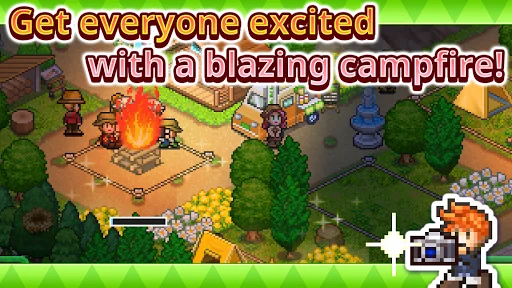 I-download ang Forest Camp Story – Pixel Art Sim Game Libre - Screenshot 18