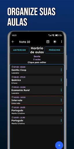 Nota 10: Agenda escolar com IA – I-download ang Iyong Digital Planner - Screenshot 7