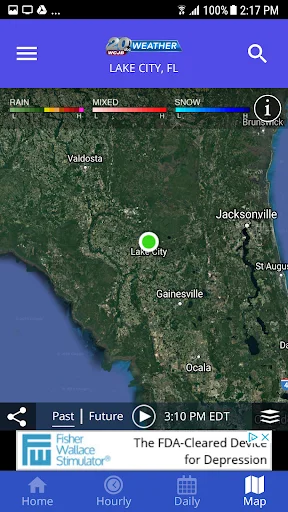 I-download ang WCJB TV20 Weather App – Tumpak na Panahon Libre - Screenshot 3