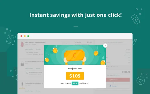 I-download ang Cently: Automatic Coupons at Cashback – Libreng Tipid - Screenshot 3