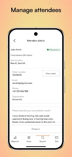 I-download ang Humanitix for Hosts – Mabilis na Event Check-in - Screenshot 6