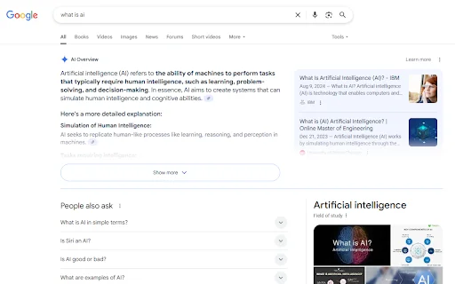I-download ang Disable AI – Itigil ang AI Search Results nang Libre - Screenshot 1